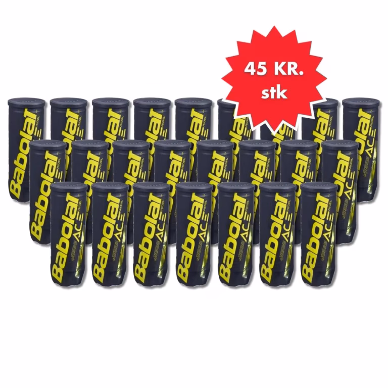 Babolat Ace Padelbolde (1 kasse, 24 rør)