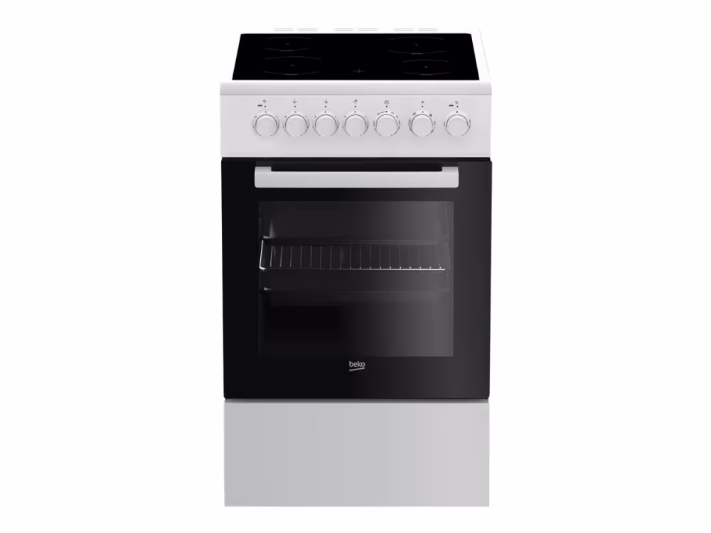 Beko FSM57100GW Fritstående komfur 50 cm – hvid, klasse A