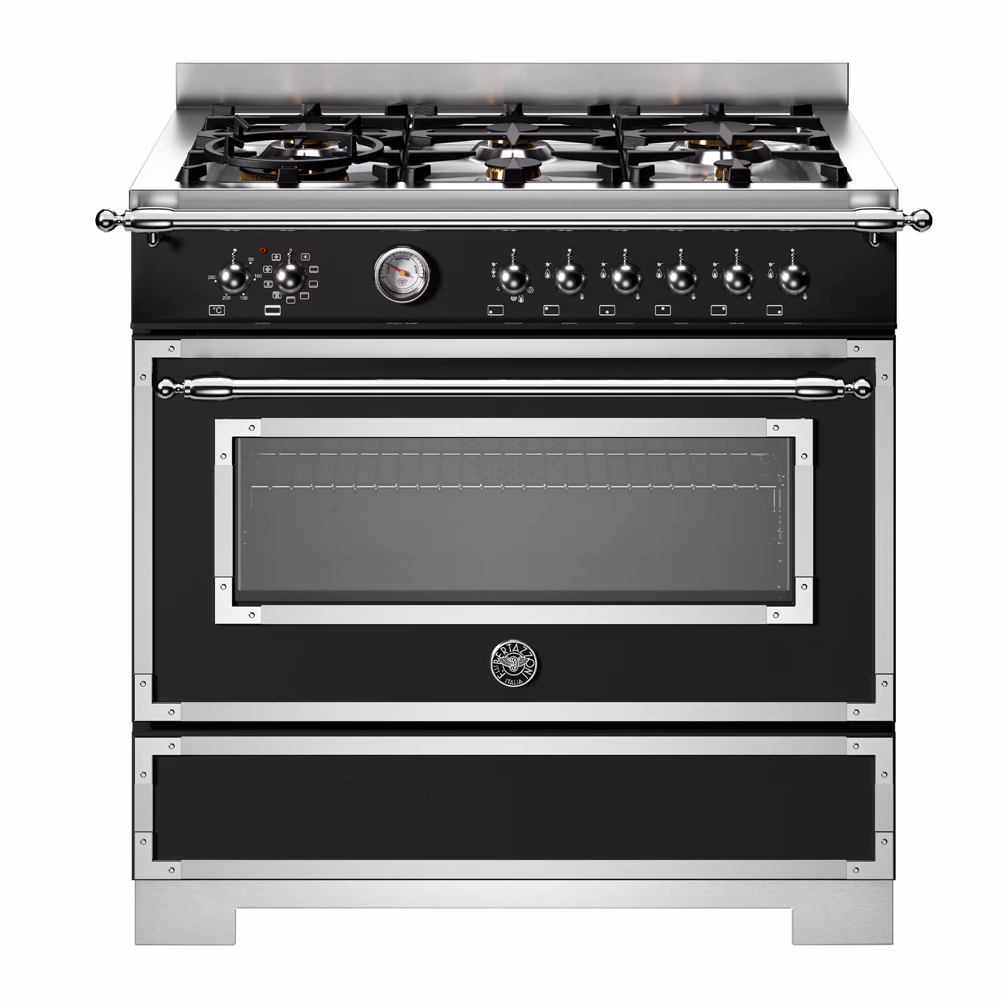 Bertazzoni HER96L1ENET2 Heritage gaskomfur 90 cm