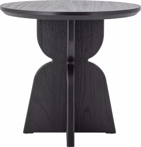 Bloomingville Vixen Spisebord – Rundt, Sort fyrretræ – bedste spisebord i test