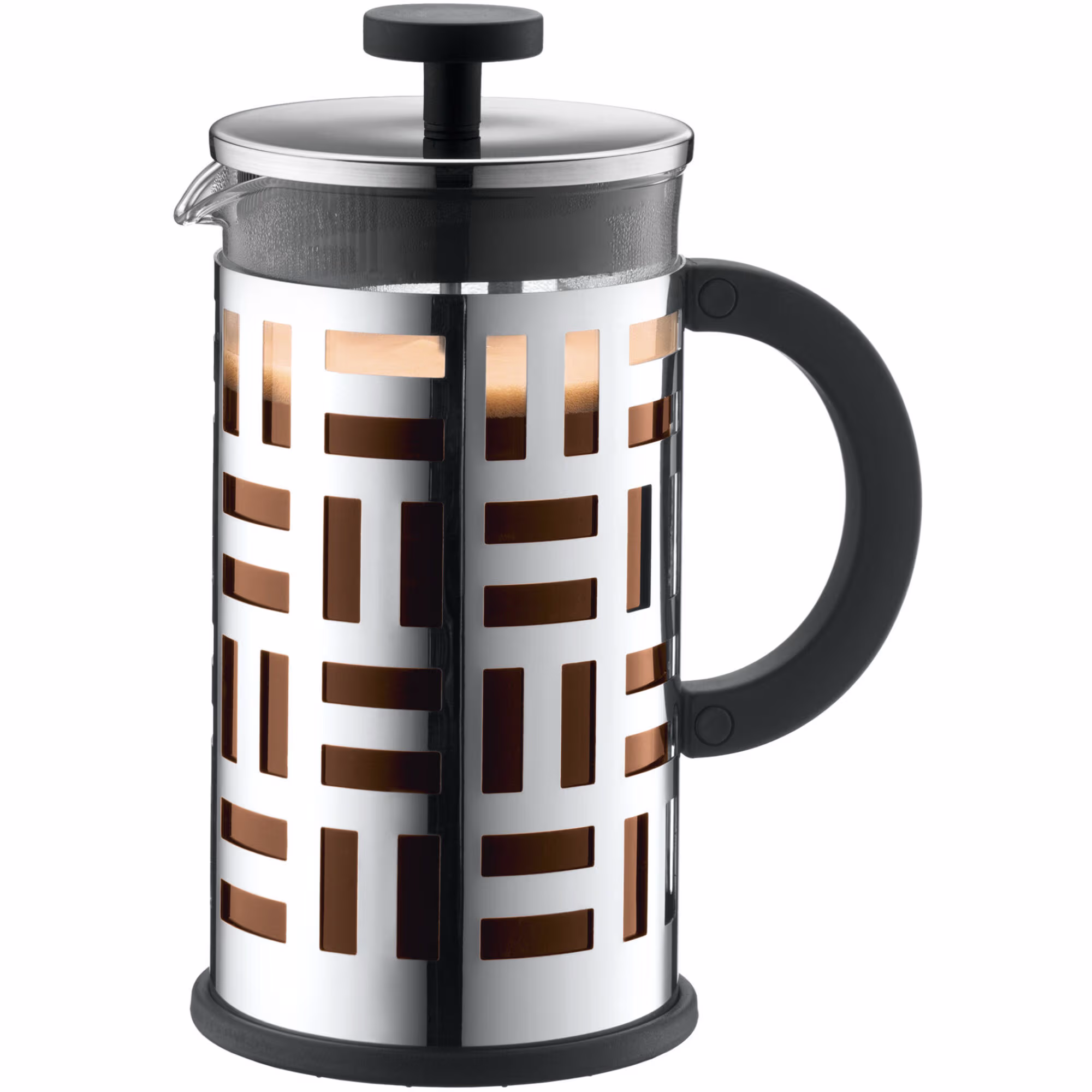Bodum Eileen stempelkande, krom — 8 kopper, 1 L