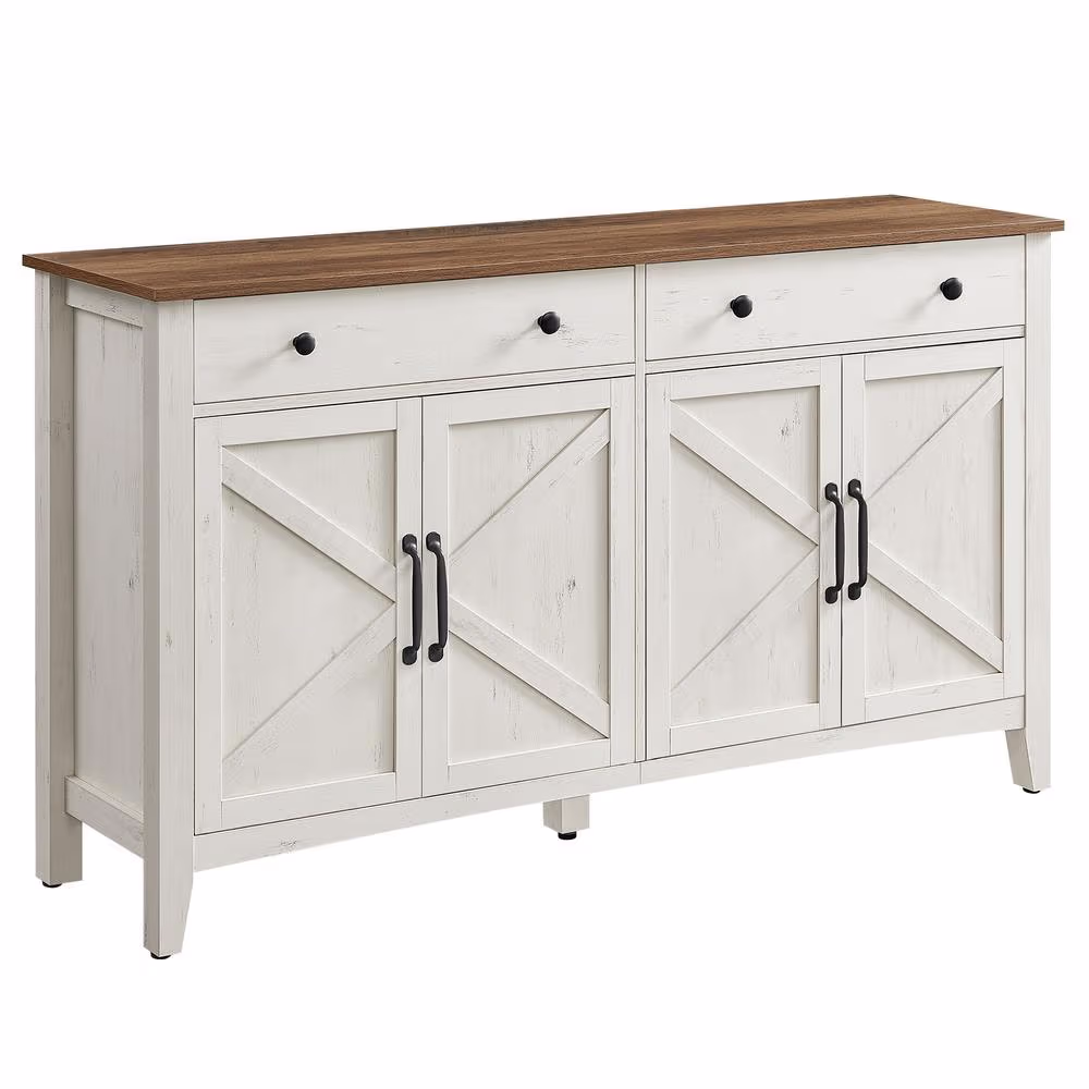 Buffet skænk – landlig stil, 140 cm