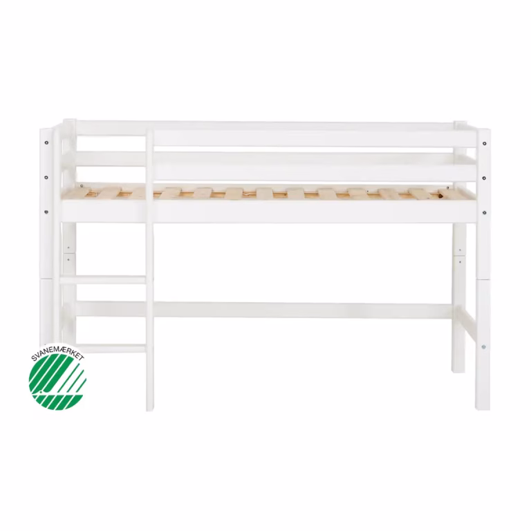ECO Dream halvhøj seng delbar 70×160 hvid