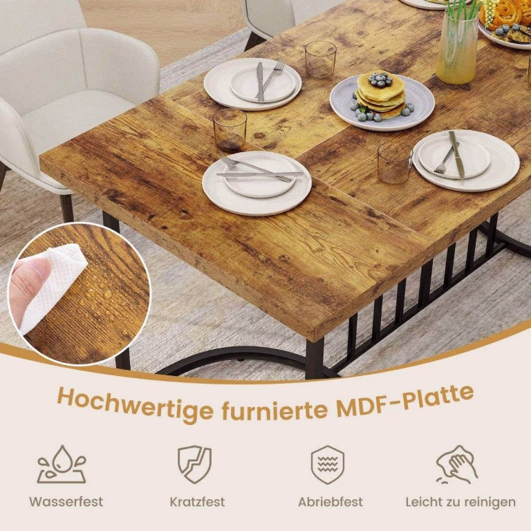 Estore Spisebord 180 cm – Rektangulært, 6-8 personer