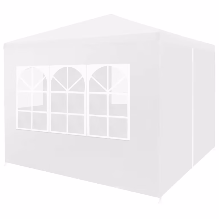Festtelt 3×3 m – hvid pavillon til have og fester