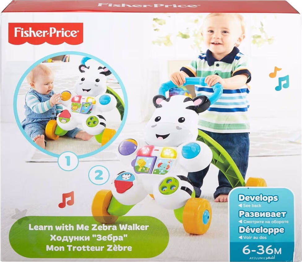 Fisher-Price Gåvogn Aktivitetsvogn Zebra