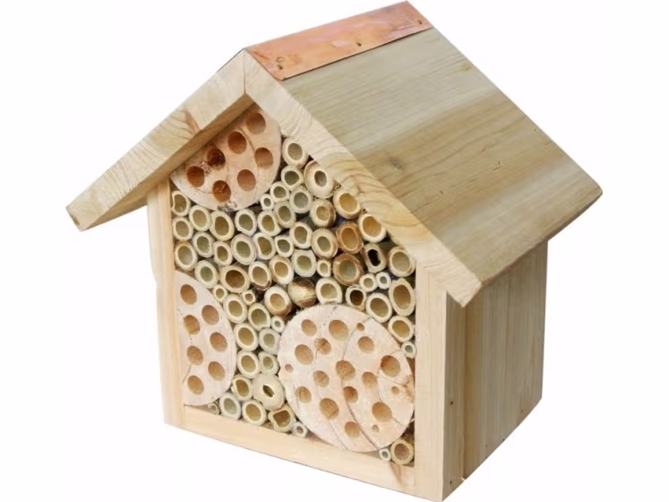 Garden&Fun Insekthus i træ – 21 × 19 × 20 cm – bedste insekthotel i test