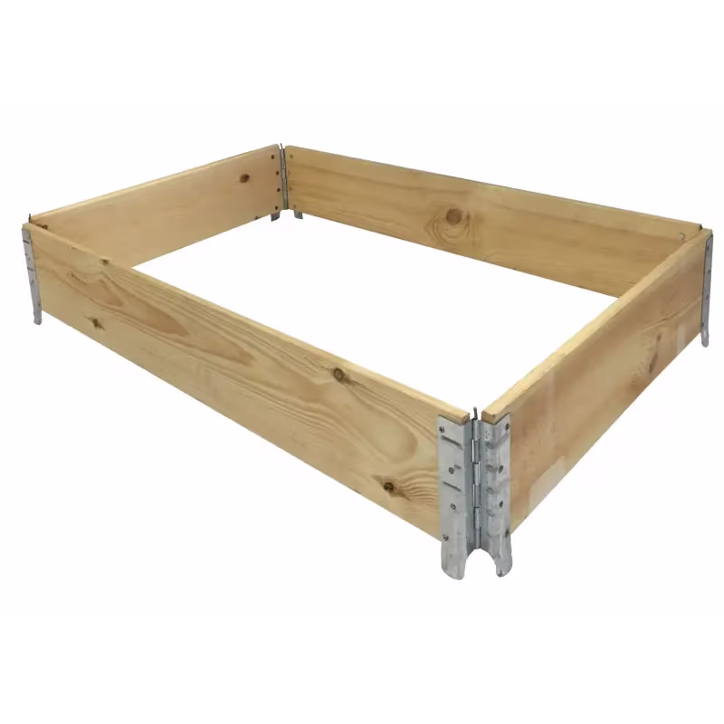 Gardenlife Højbed Ramme 80×120 cm – natur
