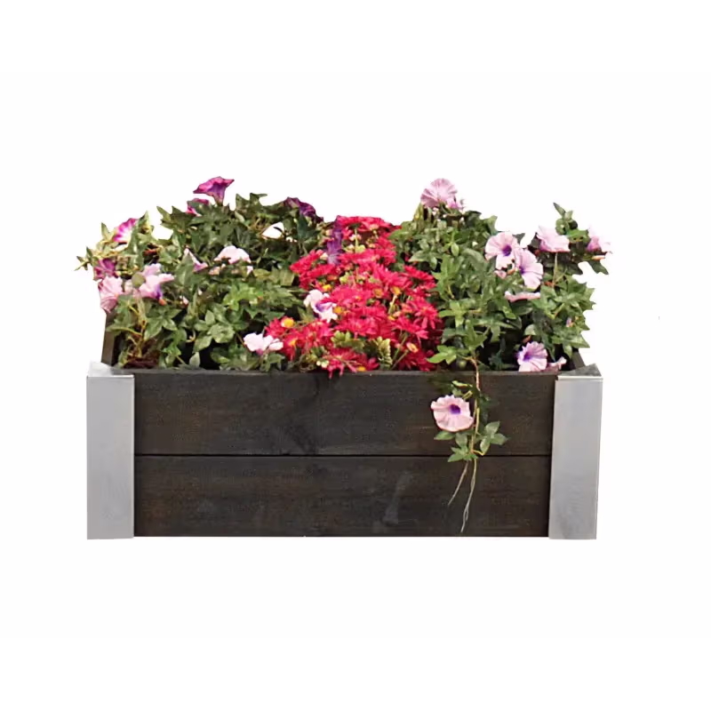 Gardenlife Premium-A Højbed 22×66×66 cm – sort grundmalet