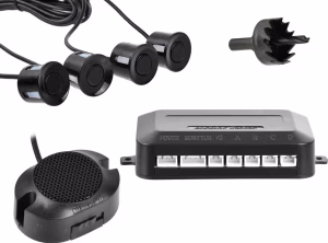 Geko parkeringssensor – bakbuzzer + 4 sensorer – bedste parkeringssensor i test