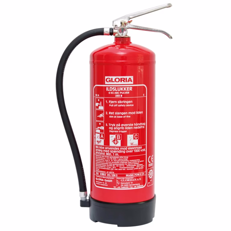 Gloria PDM GX pulverslukker 6 kg