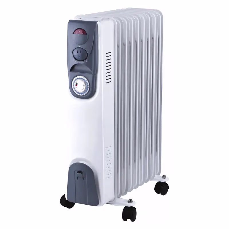 Gripo olieradiator 2000 W med 9 ribber og timer