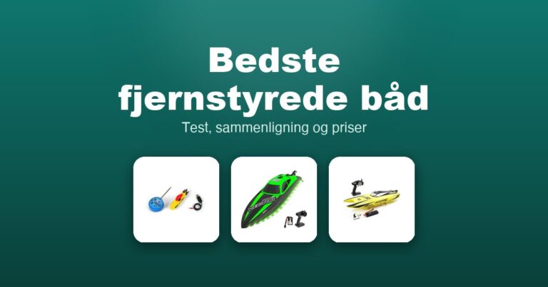 Bedste fjernstyret båd 2026 – guide til de 10 bedste