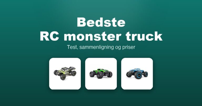 Bedste RC monster truck 2026 – guide til de 10 bedste