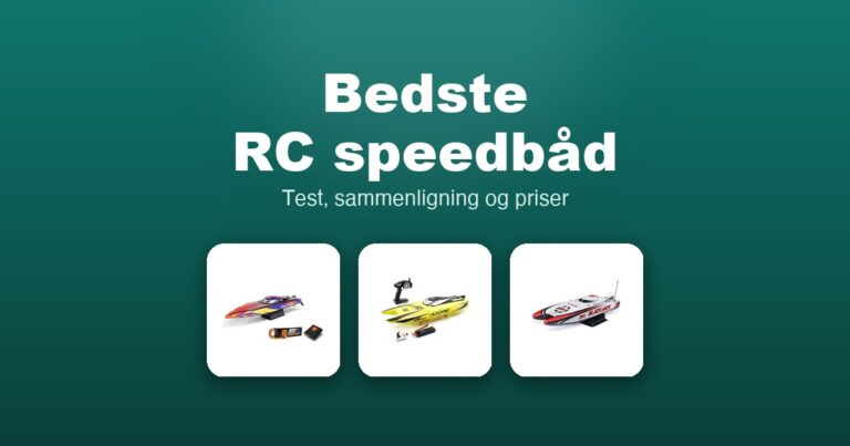 Bedste RC speedbåd 2026 – guide til de 9 bedste