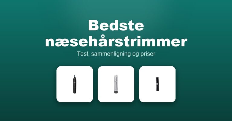 Bedste næsehårstrimmer 2026 – guide til de 10 bedste