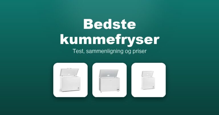 Bedste kummefryser 2026 – guide til de 13 bedste