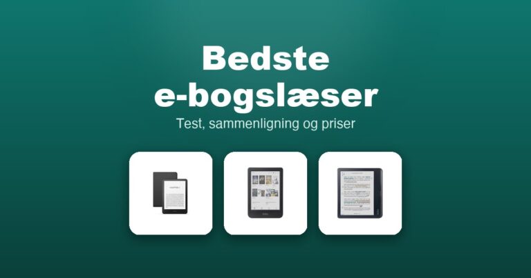 Bedste e-bogslæser 2026 – guide til de 11 bedste