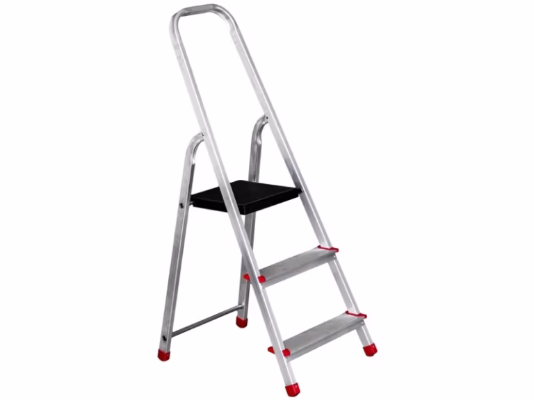 Hailo Household stige 3 trin – aluminium