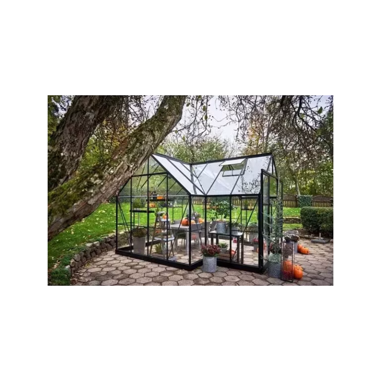 Halls Drivhus Garden Room (3 mm hærdet glas)