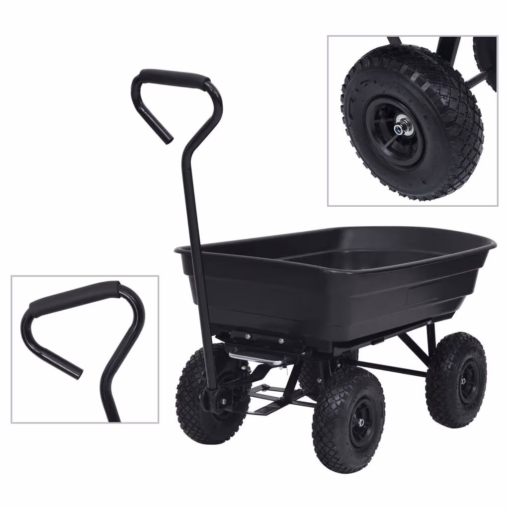 Havevogn med vippelad 300 kg – 75 l