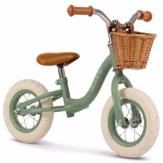 Huffy Vintage løbecykel 10″ med kurv