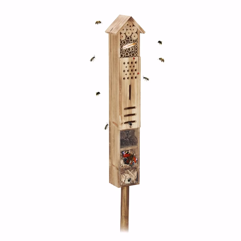 Insekthotel med stand – bedste insekthotel i test