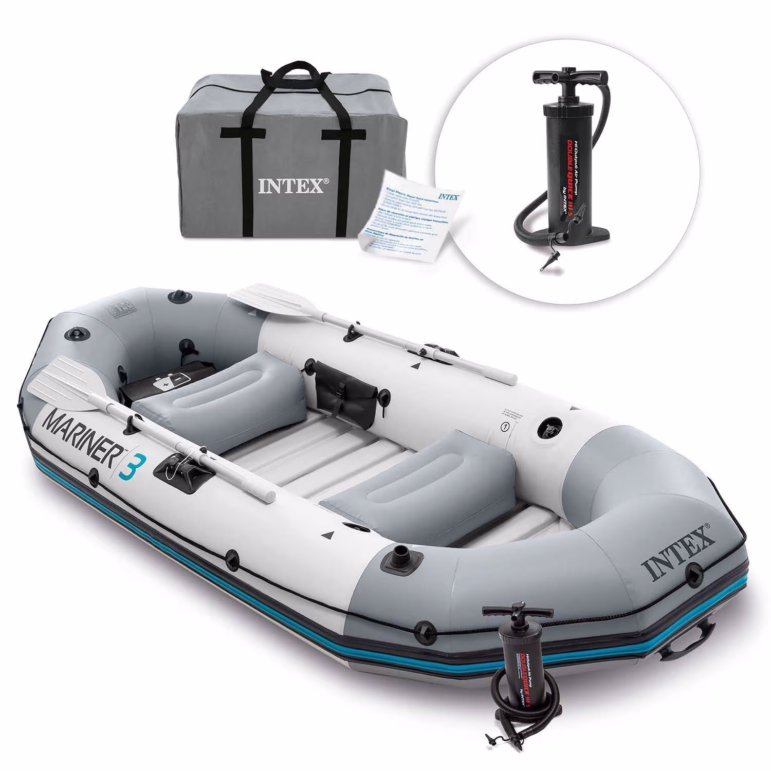 Intex Mariner 3 oppustelig båd – 3 personer