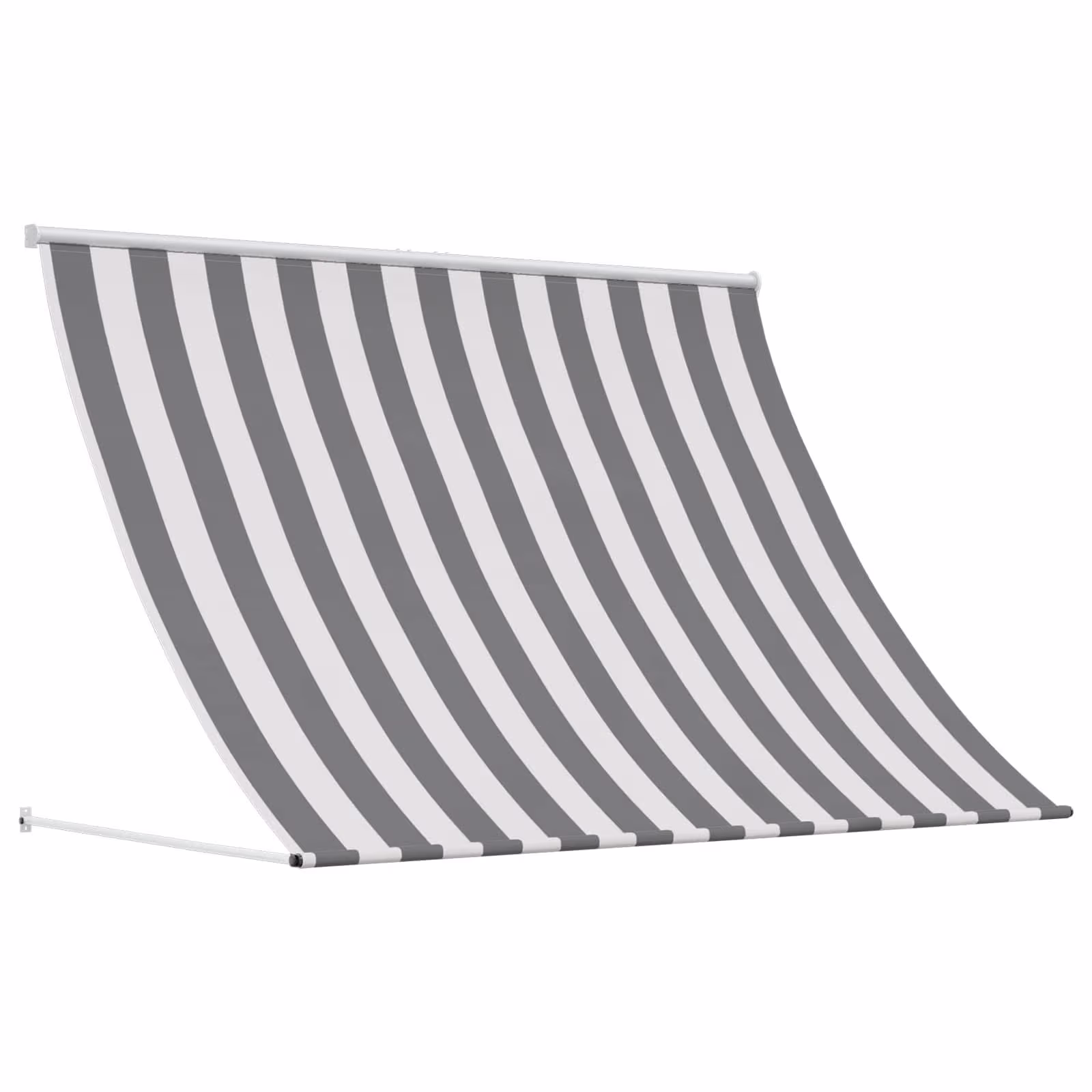 Justerbar vægmarkise 300 × 150 cm – antracit/hvid
