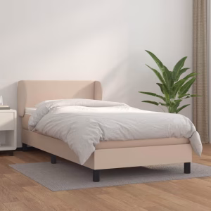 Kontinentalseng 90×200 cm kunstlæder – bedste seng i test