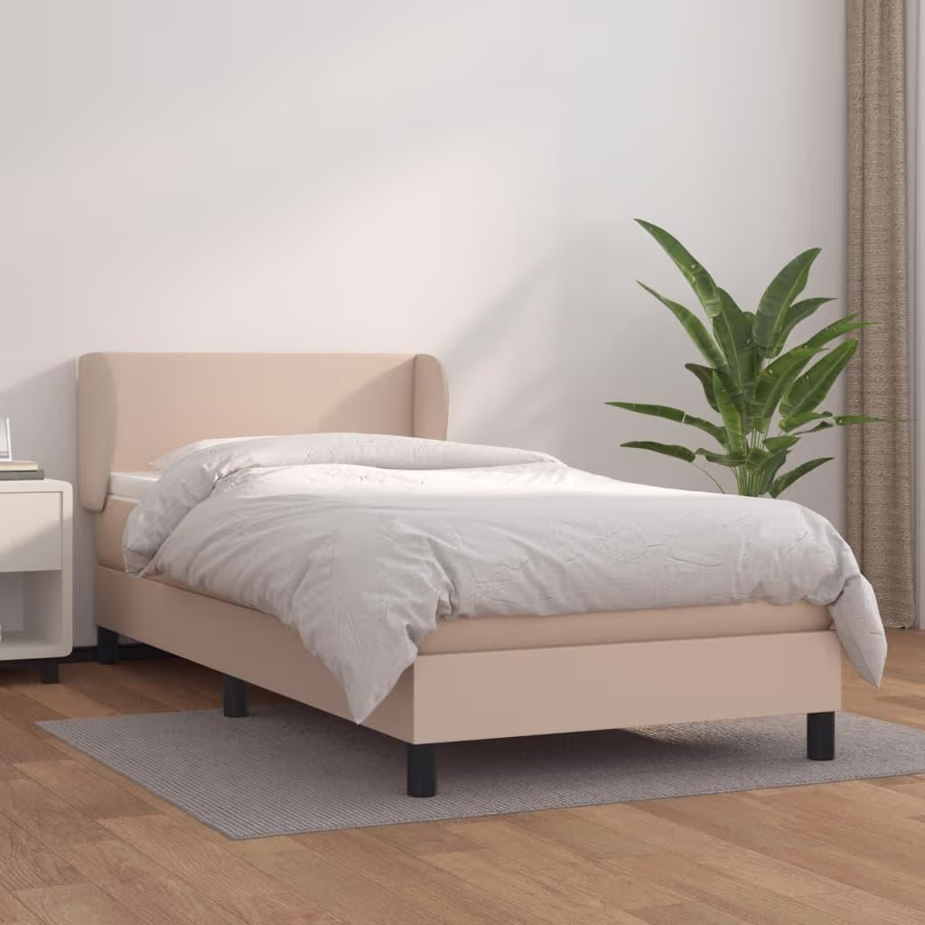 Kontinentalseng 90x200 cm kunstlæder