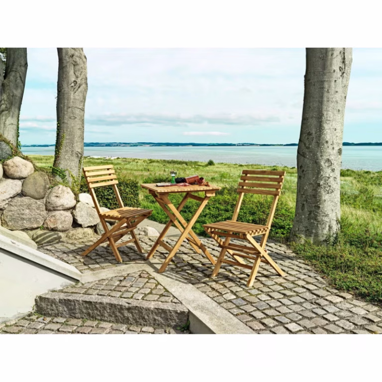 Malang cafésæt i teak