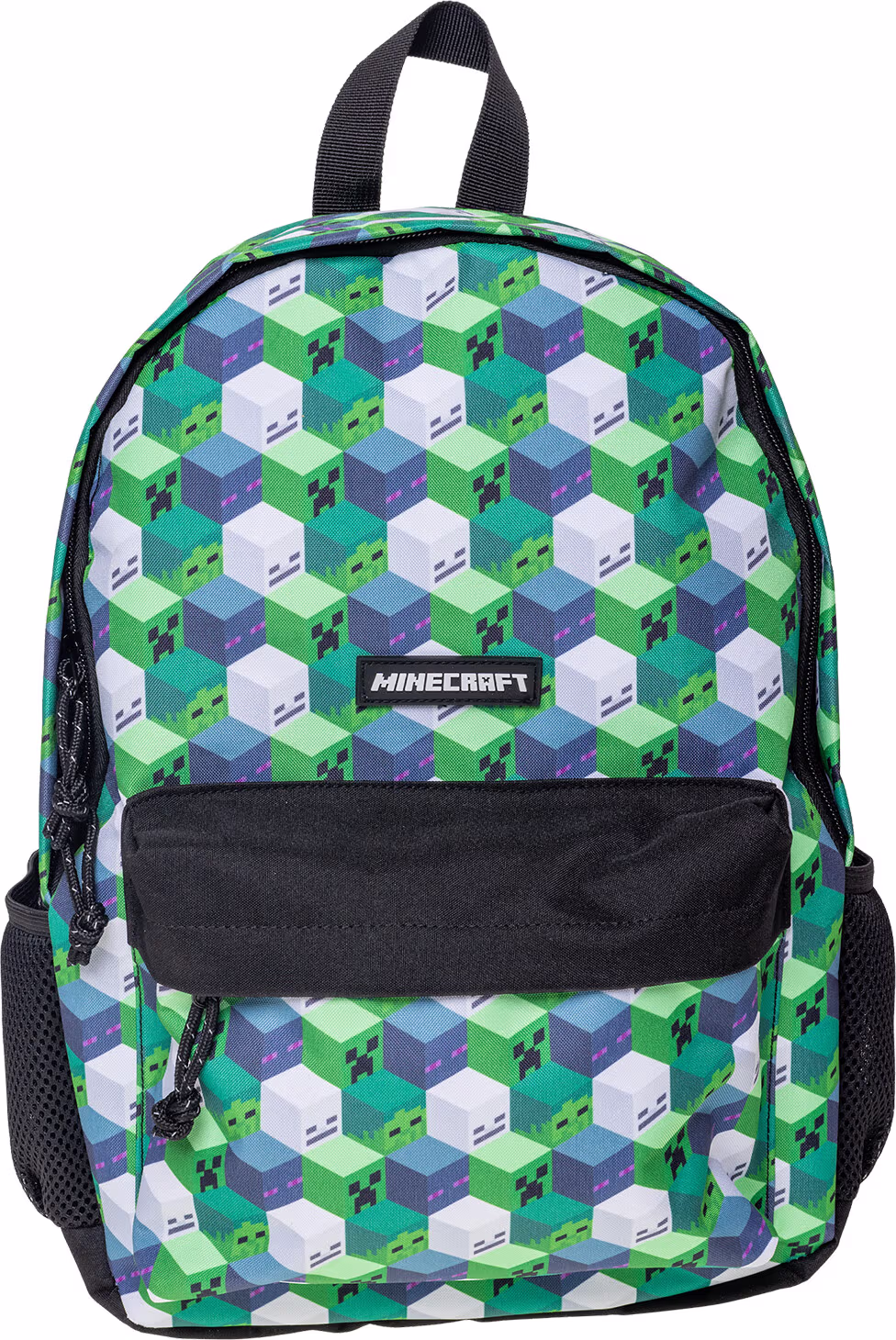 Minecraft Skoletaske Grøn
