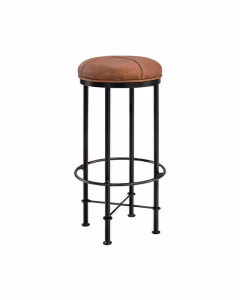 Newport Evan Bar Stool i Lyst Læder – bedste barstol i test