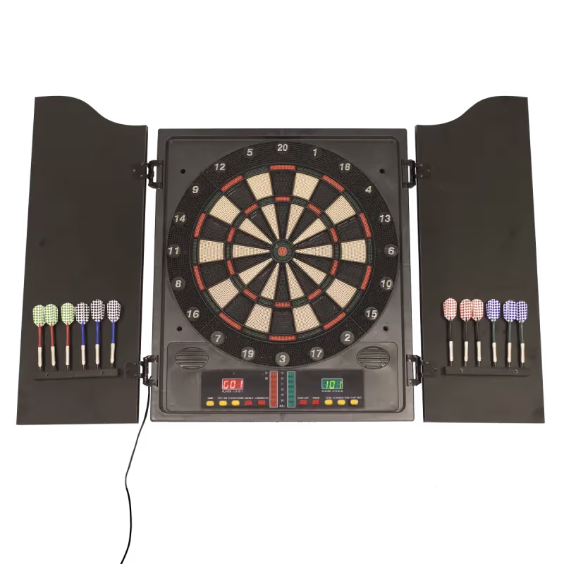 Nordic Games Elektronisk dartskive i dartskab med pile
