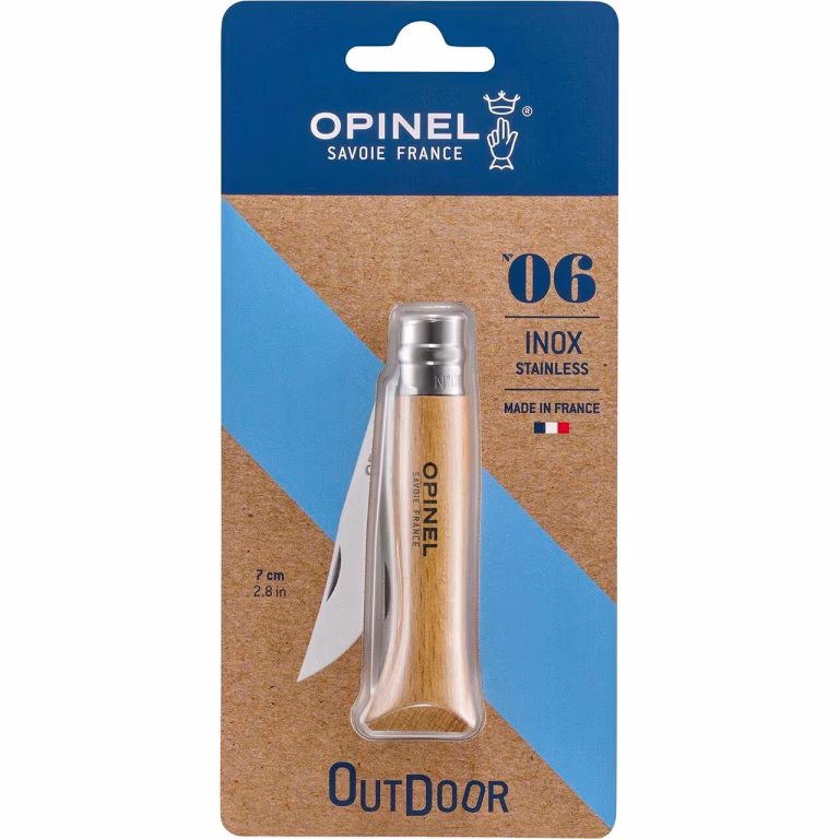 Opinel No. 6 foldekniv – rustfrit stål