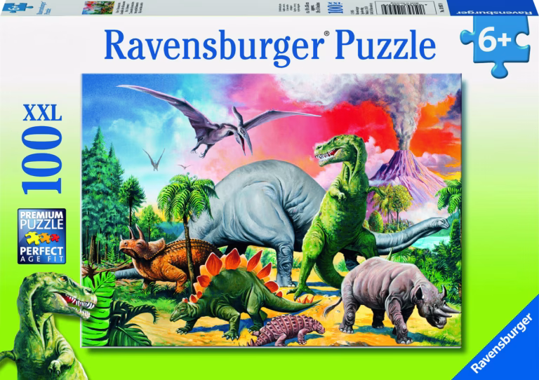 Ravensburger Dinosaur Puslespil 100 XXL brikker