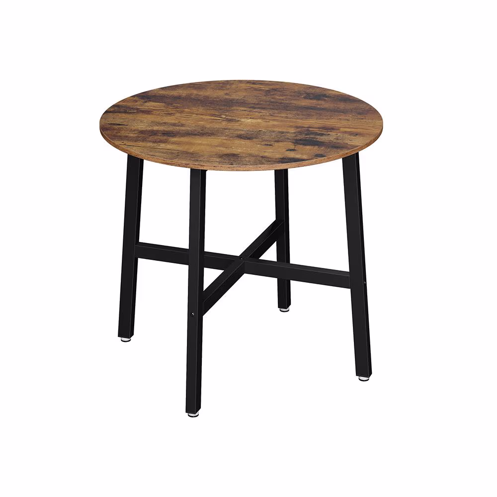 Rundt Spisebord 80 cm – Industrielt look