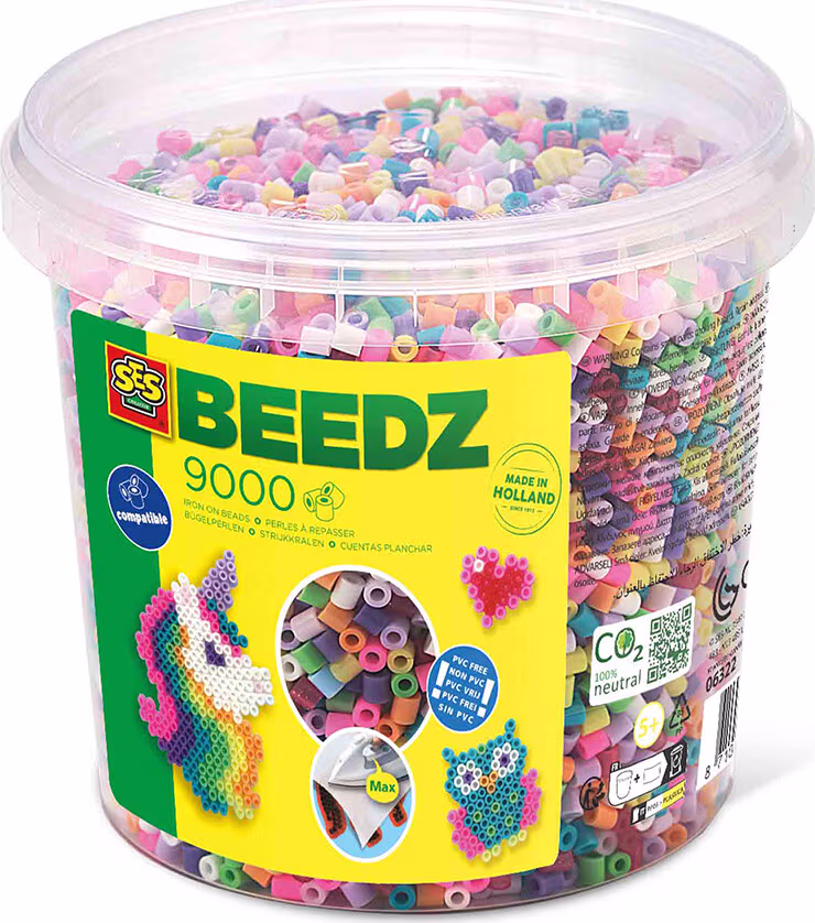 Ses Creative Beedz Strygeperler – 9.000 stk Trendy Mix