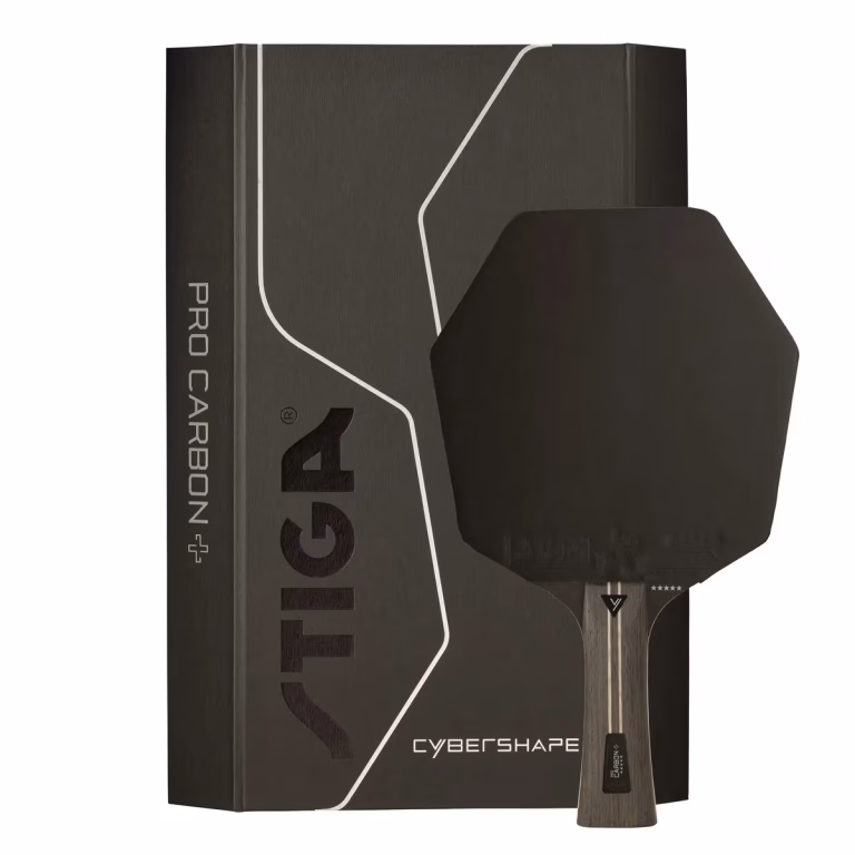 Stiga Pro Carbon Plus Cybershape 5-stjernet – bedste bordtennisbat i test