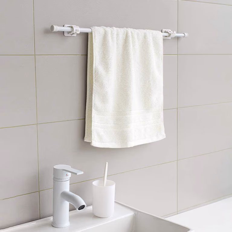 Teleskopisk gardinstang 30–50 cm – mini