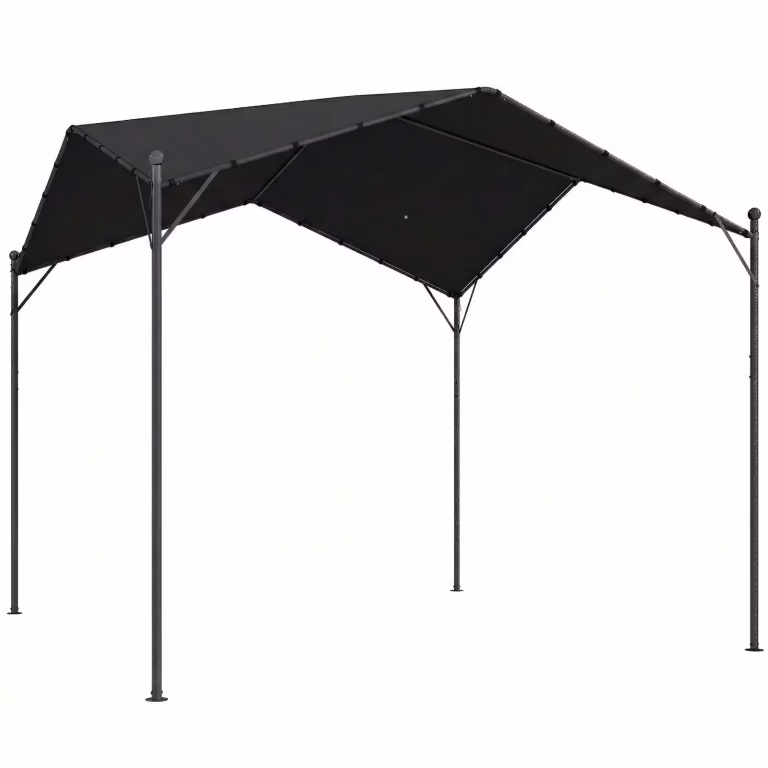 Vandafvisende pergola 3×3 m, stabil og vinterklar