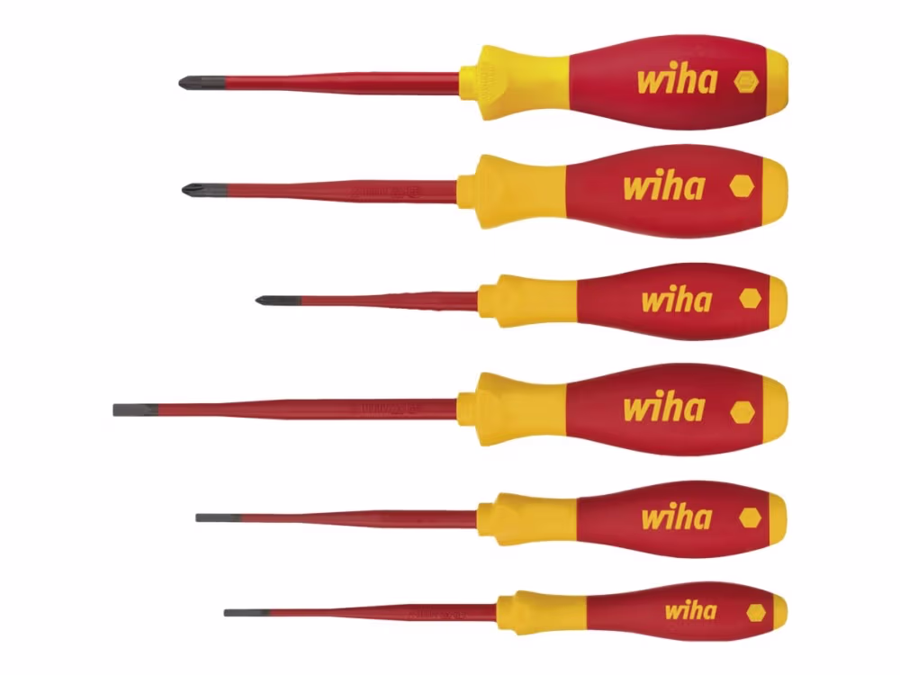 Wiha SoftFinish electric slimFix 3201 VDE Skruetrækkersæt 6 dele