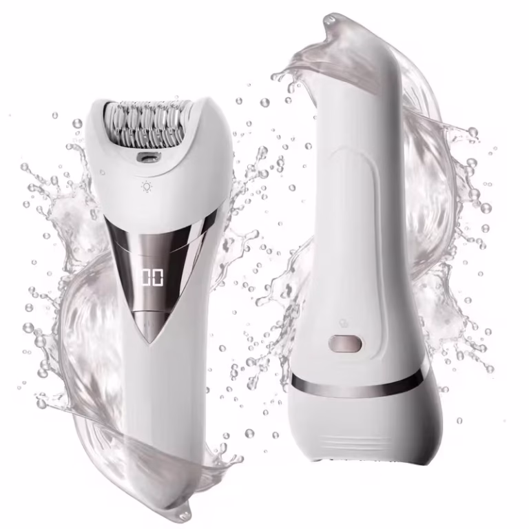 2-i-1 Vandtæt Epilator og Ladyshaver med LED-lys – bedste ladyshaver i test