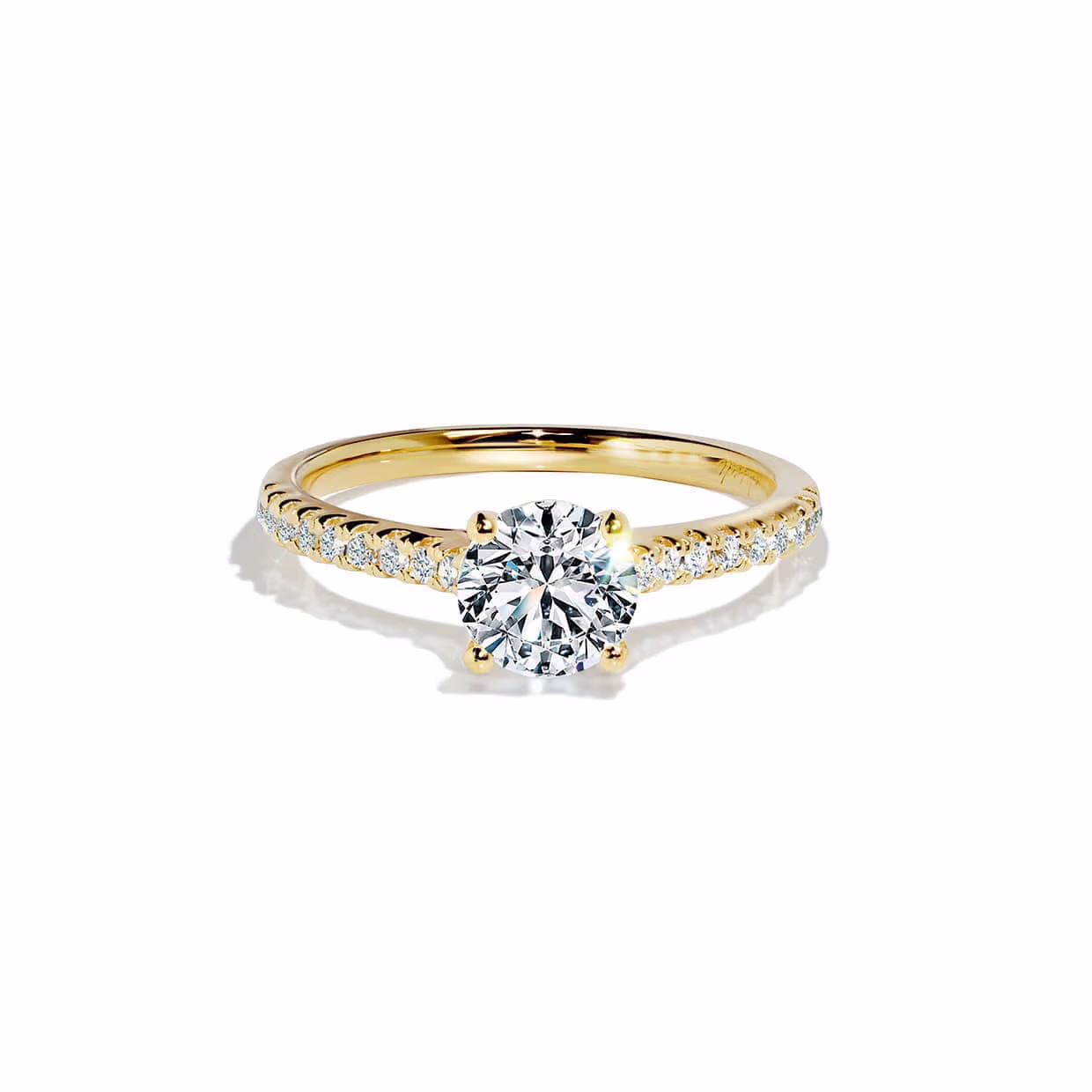 Abelstedt Amour Solitaire med Hvid Safir