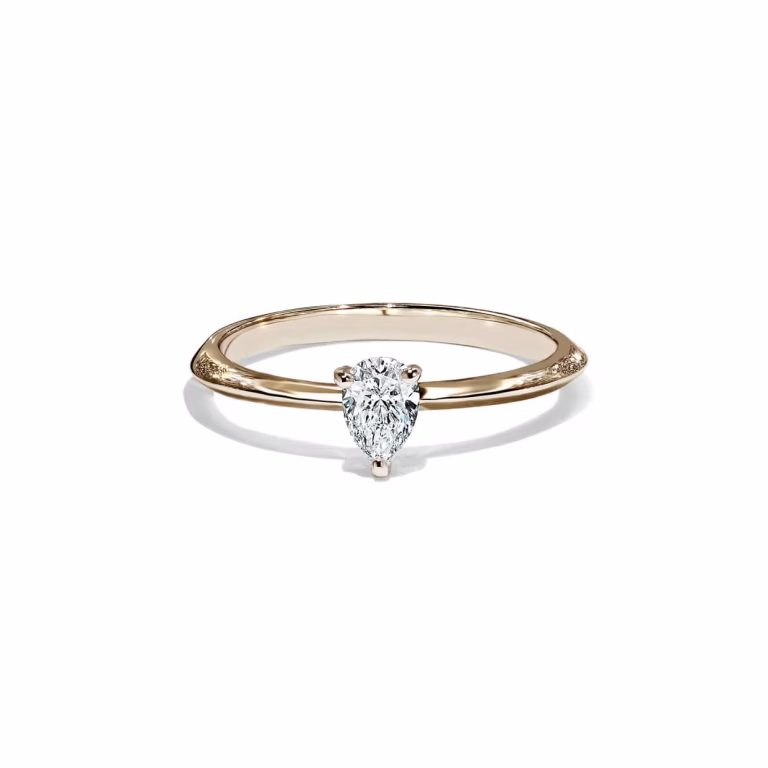 Abelstedt Como Solitaire Pære-cut Diamant