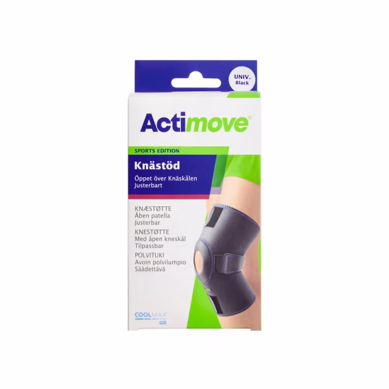 Actimove Knæstøtte med Åben Patella – bedste knæstøtte til vandring i test