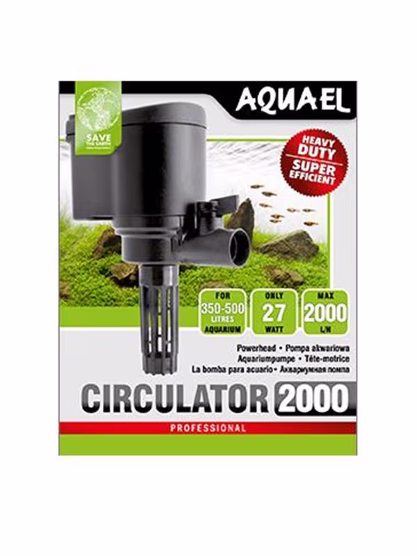 AQUAEL Circulator 2000 – bedste akvariepumpe i test