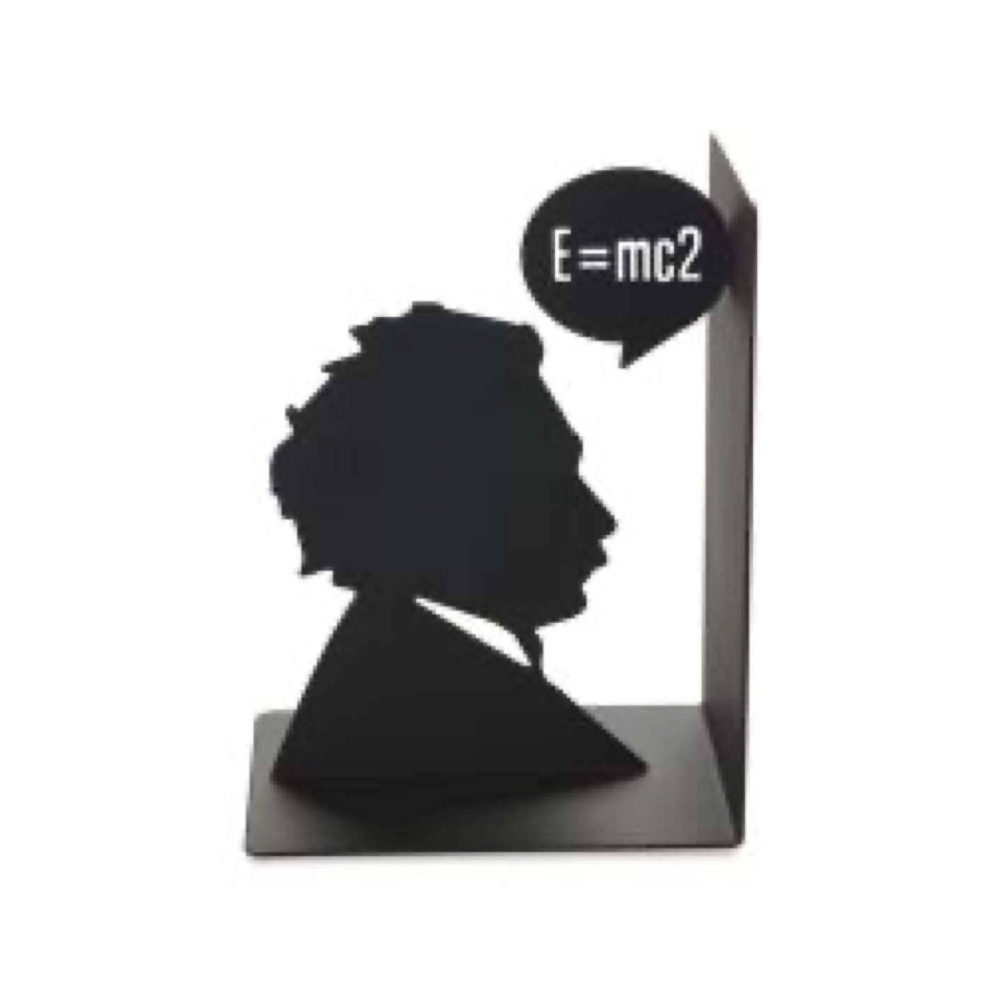 Balvi Bookend Einstein Bogstøtte Sort Metal