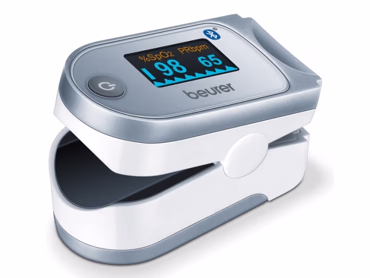 Beurer PO60 Pulsoximeter med Bluetooth – bedste pulsoximeter i test